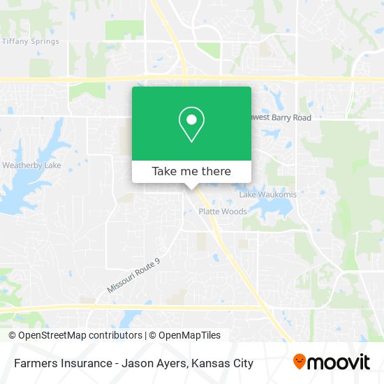 Farmers Insurance - Jason Ayers map