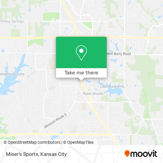 Miser's Sports map