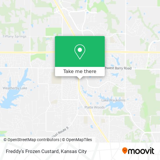 Freddy's Frozen Custard map