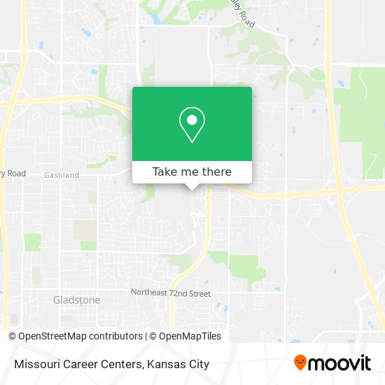 Missouri Career Centers map