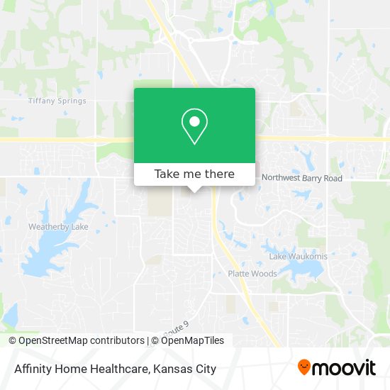 Affinity Home Healthcare map