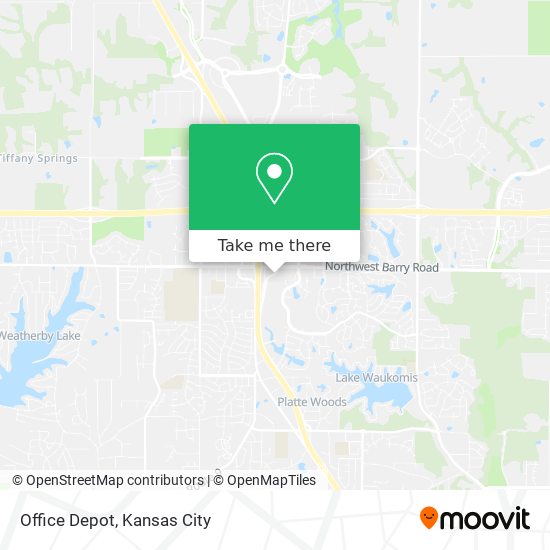 Office Depot map