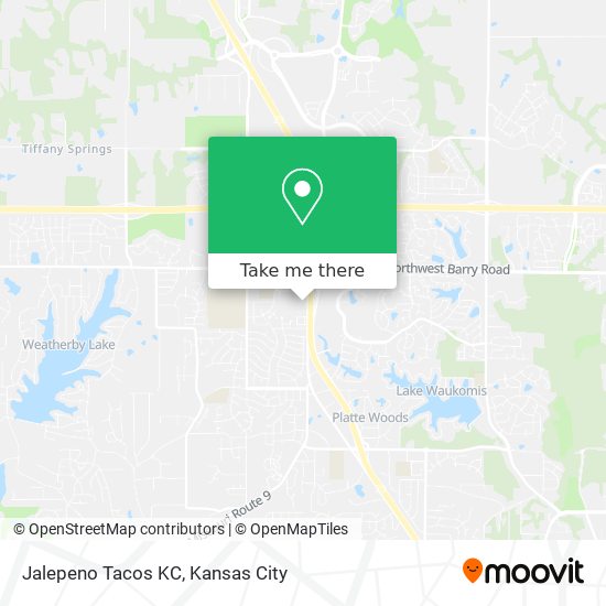 Jalepeno Tacos KC map