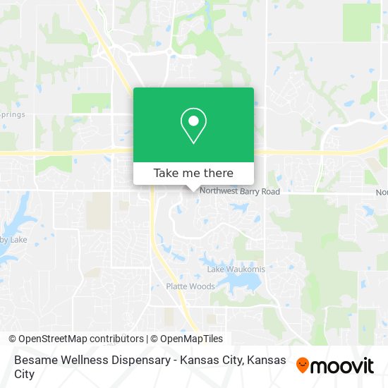 Besame Wellness Dispensary - Kansas City map