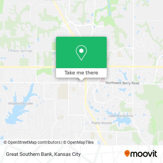 Great Southern Bank map
