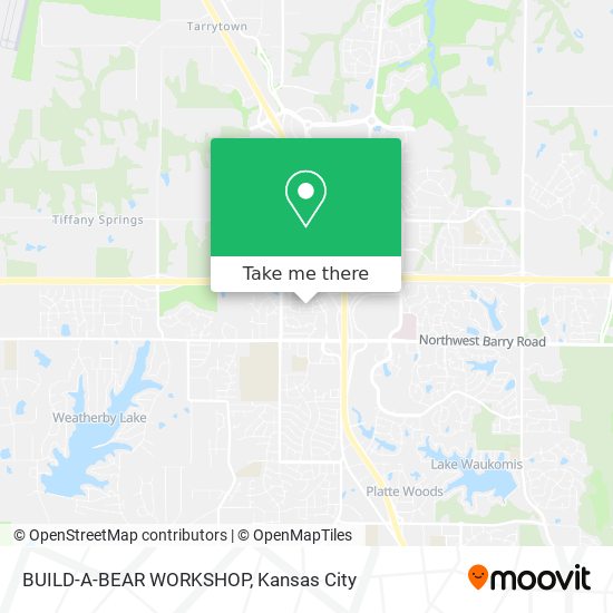 Mapa de BUILD-A-BEAR WORKSHOP