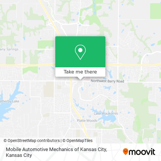 Mapa de Mobile Automotive Mechanics of Kansas City