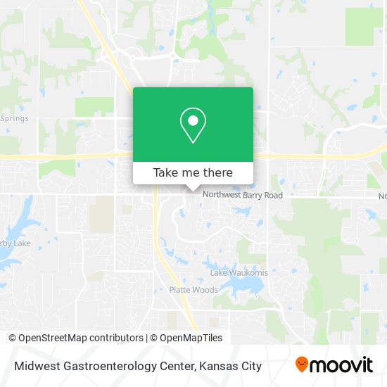 Midwest Gastroenterology Center map