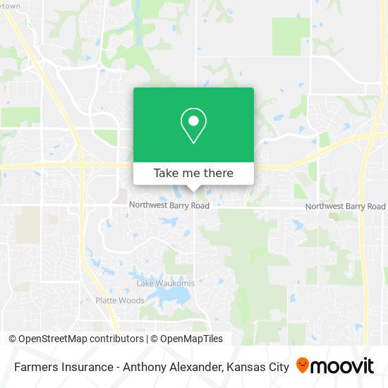 Farmers Insurance - Anthony Alexander map