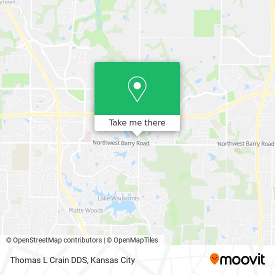 Thomas L Crain DDS map