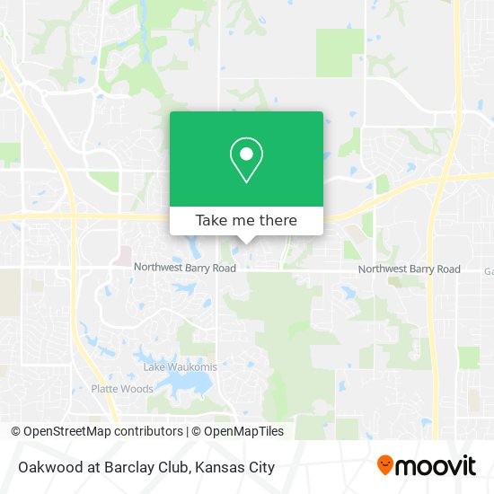 Oakwood at Barclay Club map