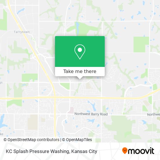 KC Splash Pressure Washing map