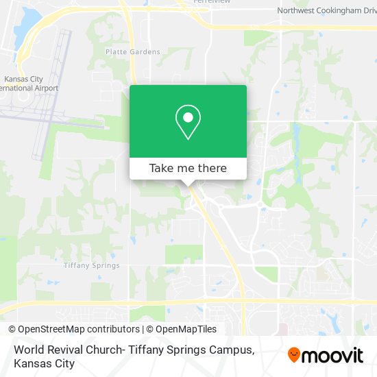 World Revival Church- Tiffany Springs Campus map