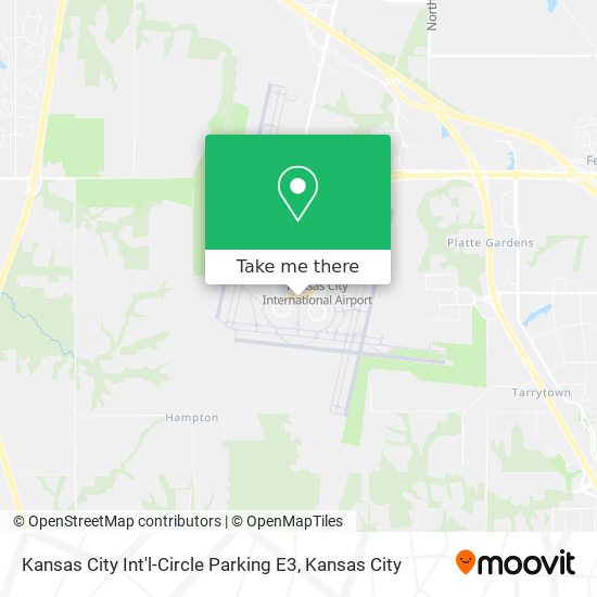 Kansas City Int'l-Circle Parking E3 map