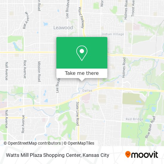 Watts Mill Plaza Shopping Center map