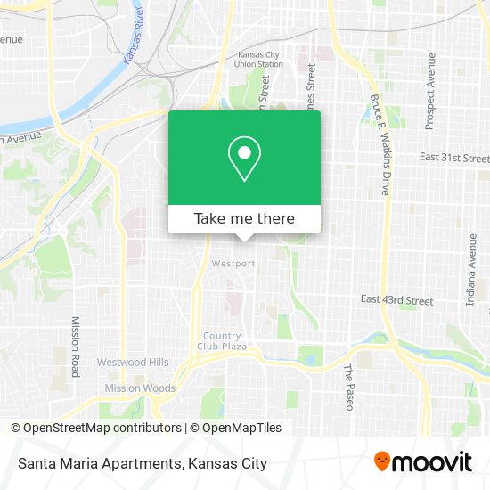 Santa Maria Apartments map