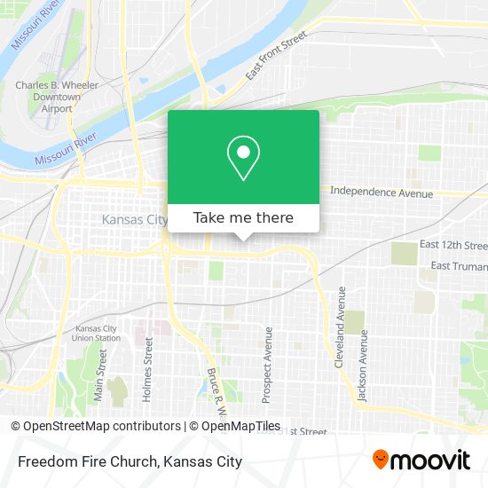 Freedom Fire Church map