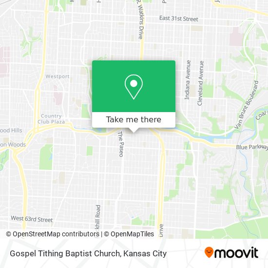 Gospel Tithing Baptist Church map