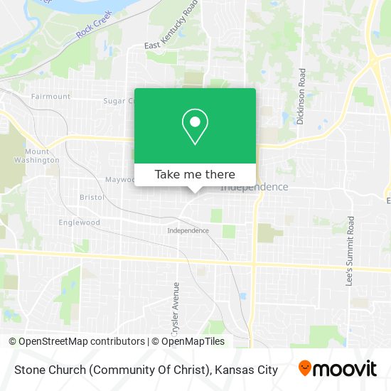 Mapa de Stone Church (Community Of Christ)