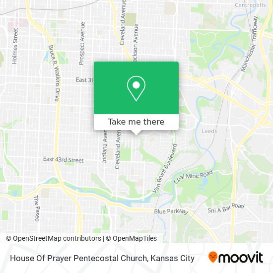 House Of Prayer Pentecostal Church map