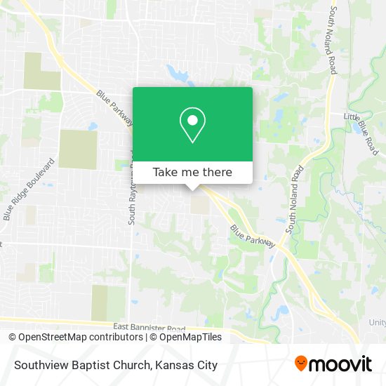 Southview Baptist Church map