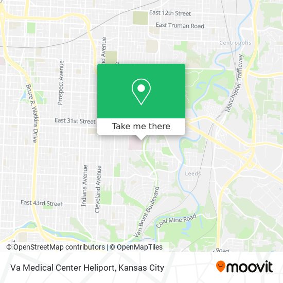Va Medical Center Heliport map