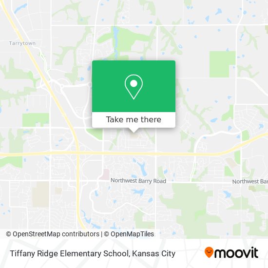 Tiffany Ridge Elementary School map
