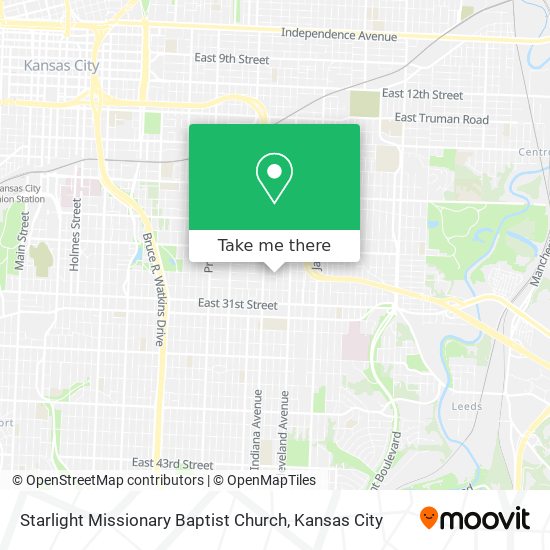 Mapa de Starlight Missionary Baptist Church