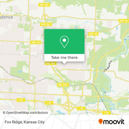 Fox Ridge map