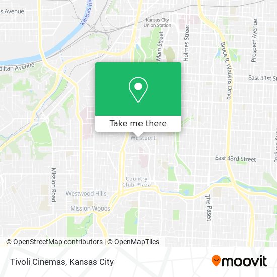 Tivoli Cinemas map
