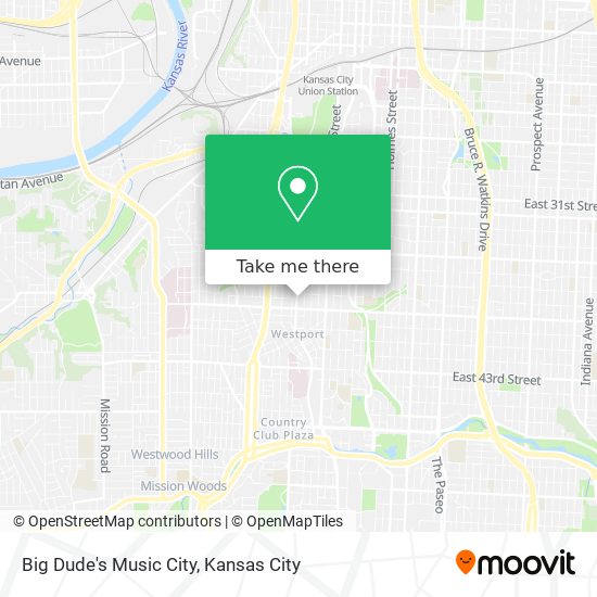 Mapa de Big Dude's Music City