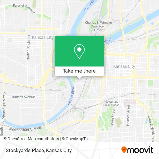 Stockyards Place map