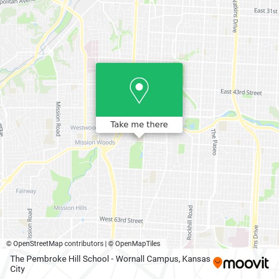 Mapa de The Pembroke Hill School - Wornall Campus