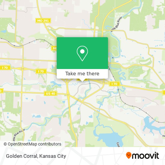 Golden Corral map