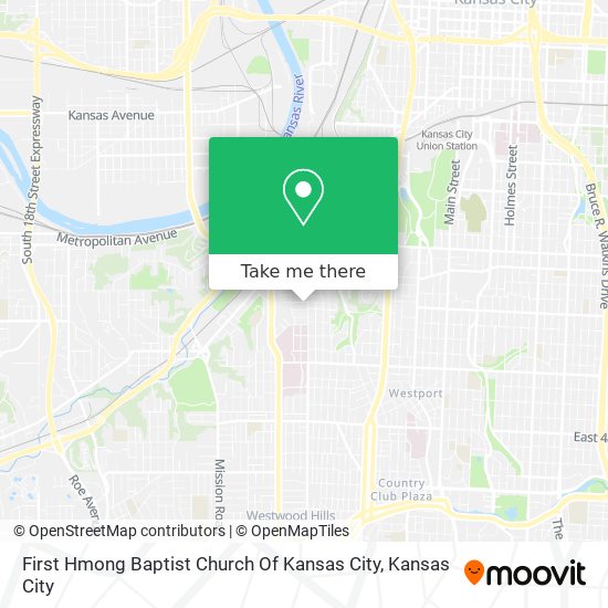 First Hmong Baptist Church Of Kansas City map