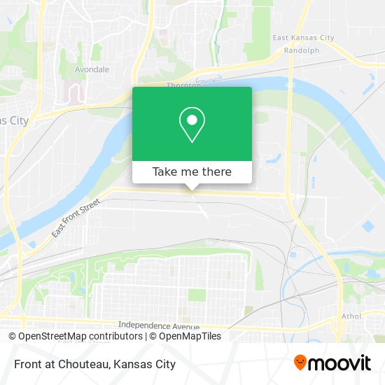 Mapa de Front at Chouteau
