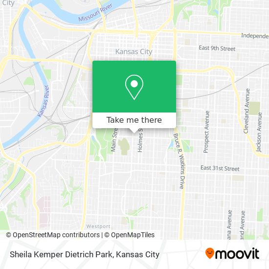 Mapa de Sheila Kemper Dietrich Park