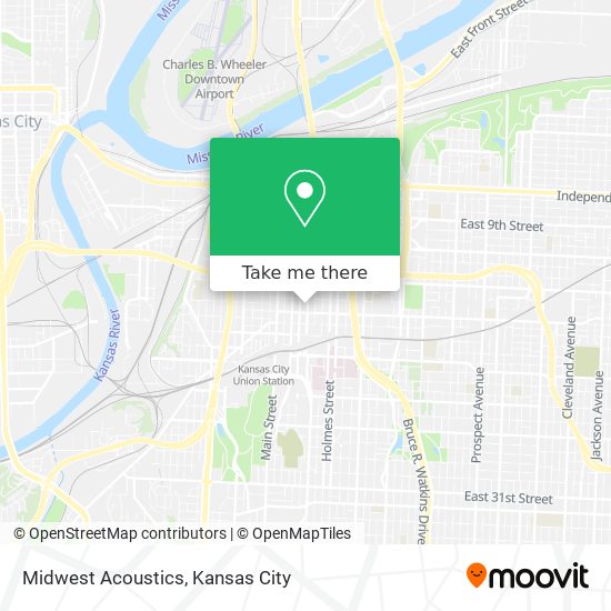Mapa de Midwest Acoustics
