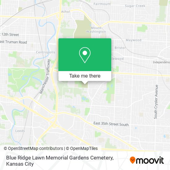 Blue Ridge Lawn Memorial Gardens Cemetery map