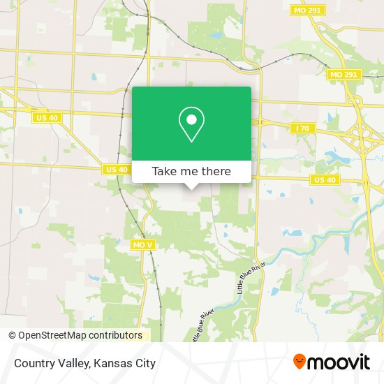 Mapa de Country Valley