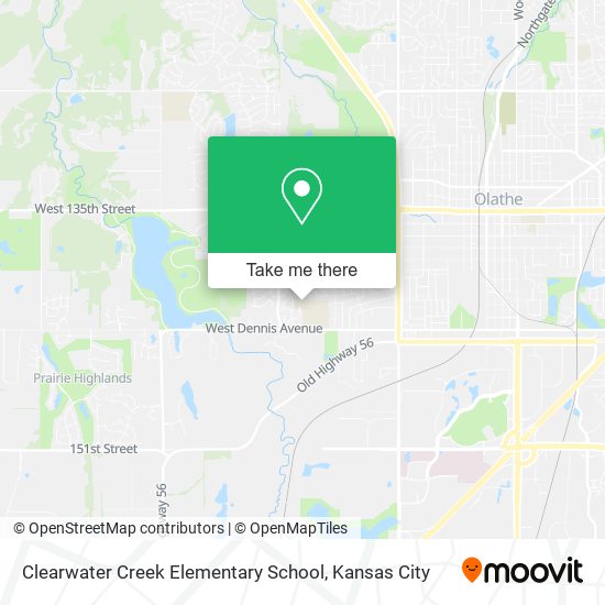 Clearwater Creek Elementary School map