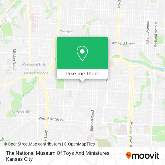 The National Museum Of Toys And Miniatures map