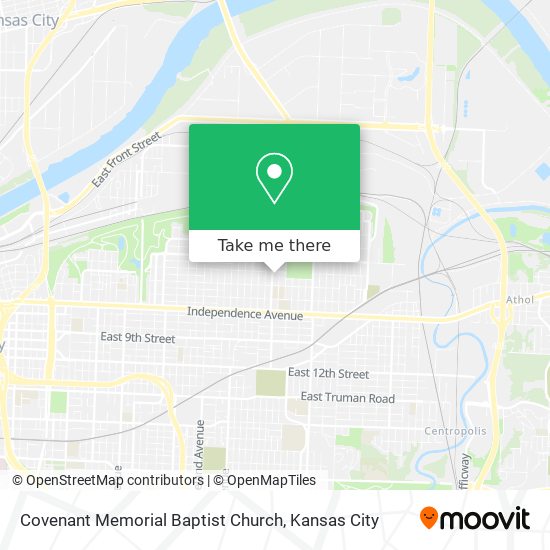 Mapa de Covenant Memorial Baptist Church