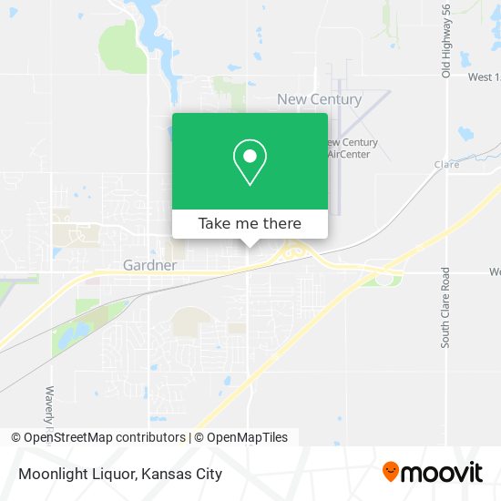 Mapa de Moonlight Liquor