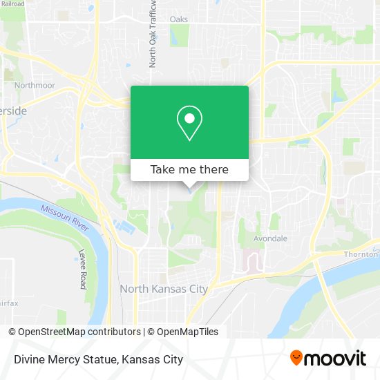 Divine Mercy Statue map