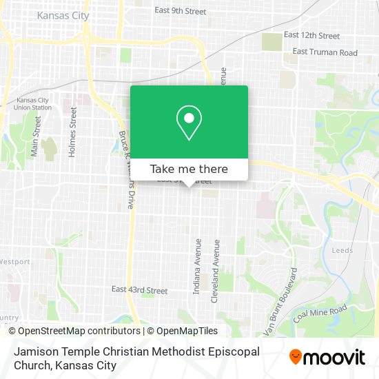 Mapa de Jamison Temple Christian Methodist Episcopal Church