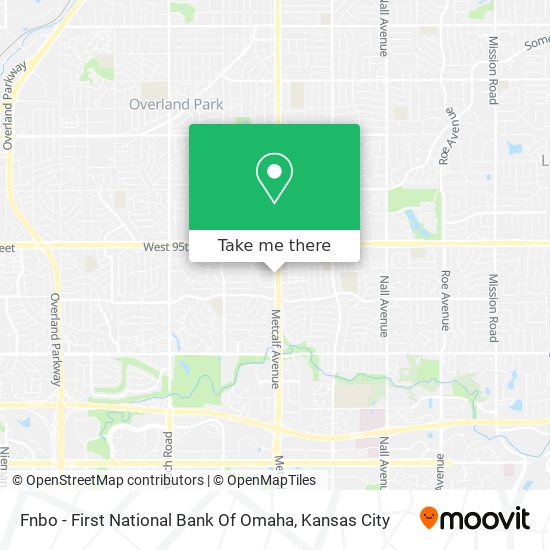 Fnbo - First National Bank Of Omaha map