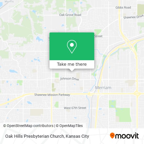 Oak Hills Presbyterian Church map