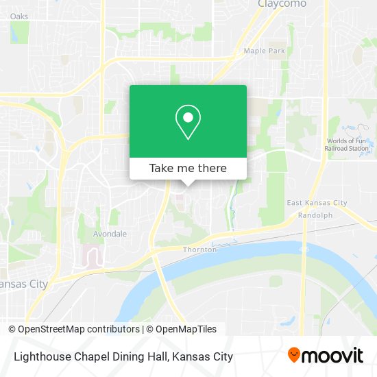 Lighthouse Chapel Dining Hall map