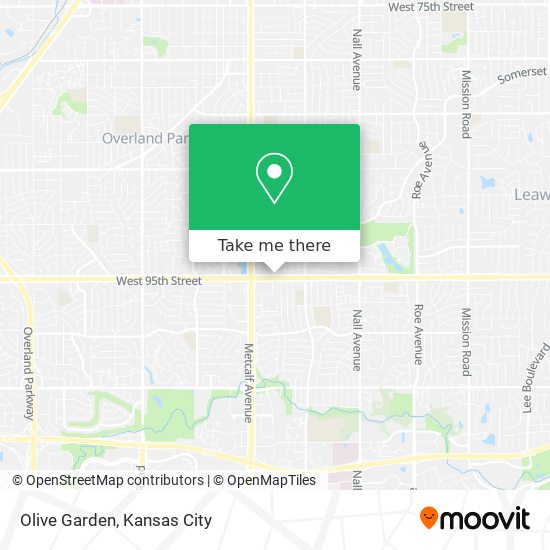 Olive Garden map